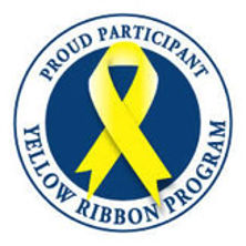 Yellow Ribbon School Proud Participant logo.