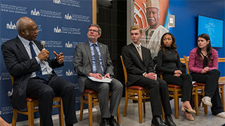 World Leaders Forum Student Panel.