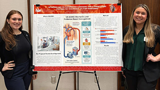 Samantha Gizzi and Juliana Vitolo at the 35th Annual Options in Acute and Critical Care Conference,