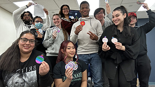 Catherine Pham with her RISE cohort