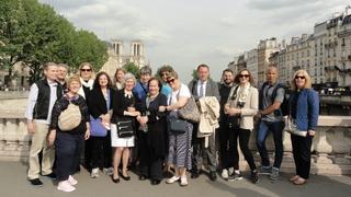 Group photo of the members for the Center for Catholic Studies 