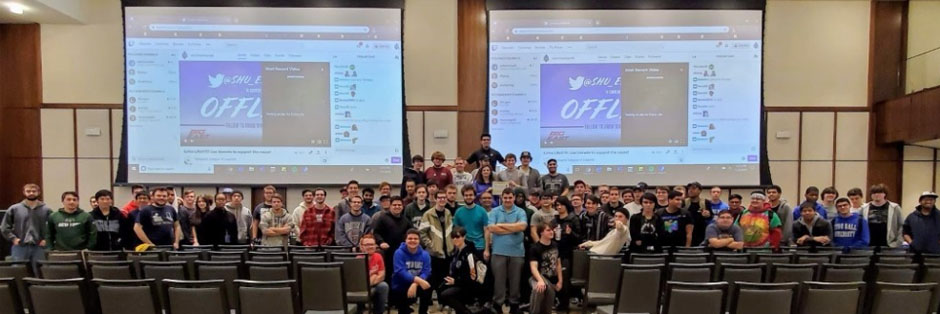 Extra Life Charity Event organized by the Seton Hall esports club.