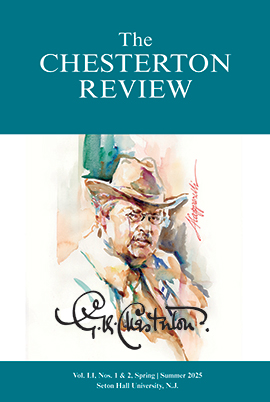 Chesterton Review Cover 