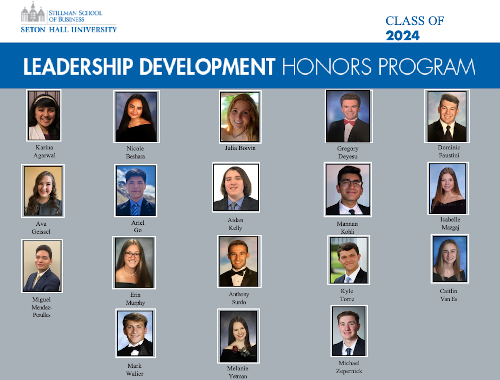 Headshots for the Class of 2024 Leadership Development Honors Program.