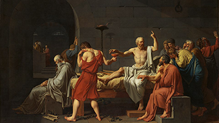 The Death of Socrates by Jacques-Louis David