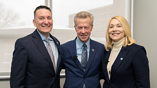 BJ Schecter, Bob Picozzi and Doris Burke