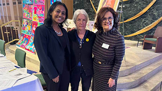 Nimmi Roy, Martha Hennessy and Murzaku