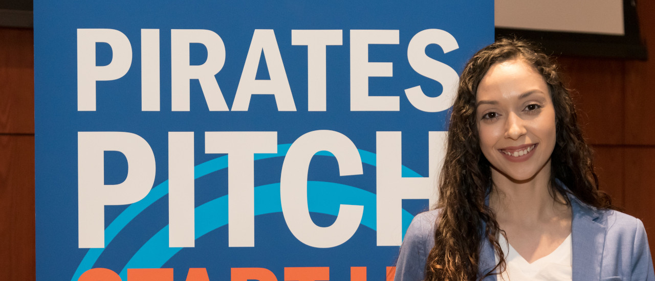 Alissa Lopez, Winner from 2019 Pirates Pitch Competition. 