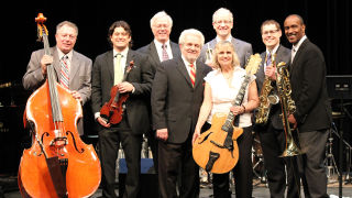 A group shot of the Faculty Jazz Ensemble.