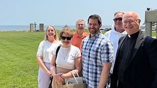 faculty retreat on the shore