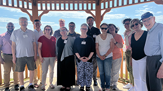 Faculty at retreat
