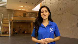 Fiorella in the McNulty Atrium