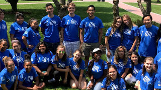 First Generation students on the University Green