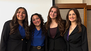 The Fab Four: Rachel Beck, Isabella Barbarino, Corinne Williams and Ashlyn McCormick 