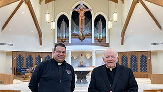 Fr. Dominic Ciriaco and Bishop John Flesey