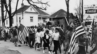 People participating in the Freedom Summer