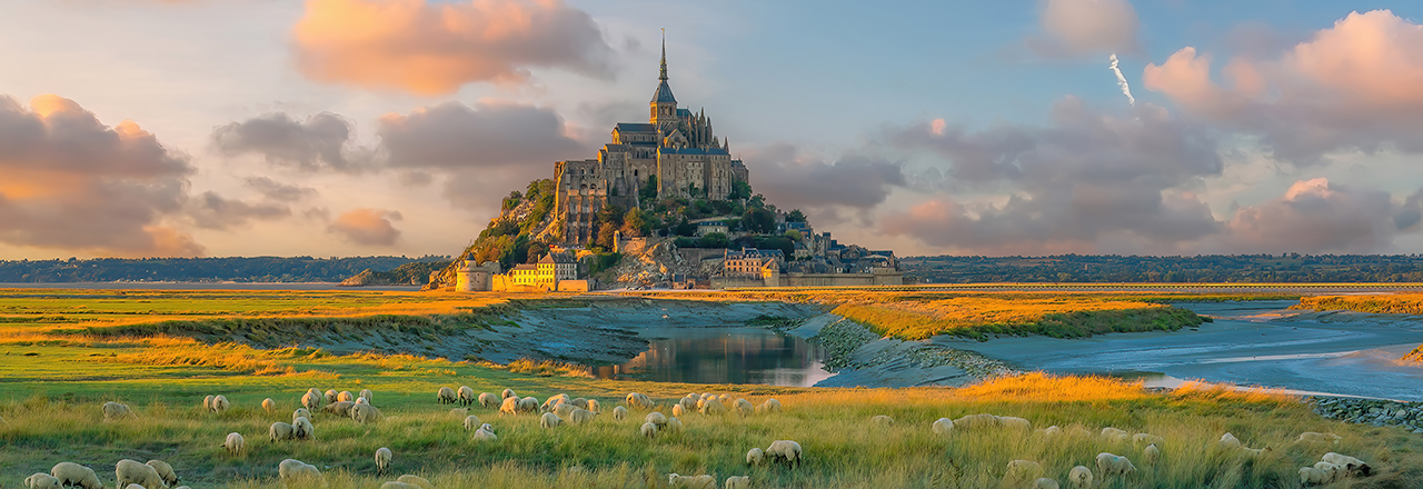French castle countryside