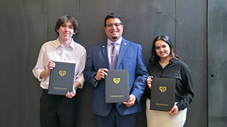 Gen.G Practicum students with professor
