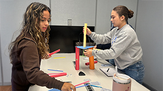 Students building academic skills. 