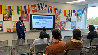 Students attend breakout education sessions.