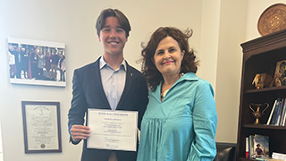 Ines A. Murzaku with Joseph Dachnowicz