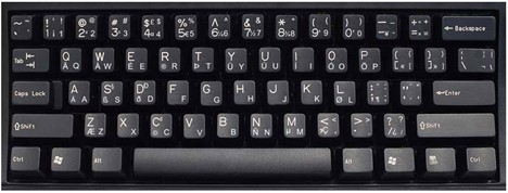 Image of an international keyboard 