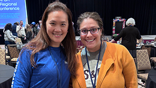 Johanna with Andrea Hundley