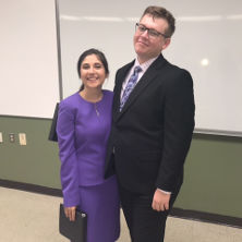 Jonathan Thow and Jocelyn Rogalo in Debate team