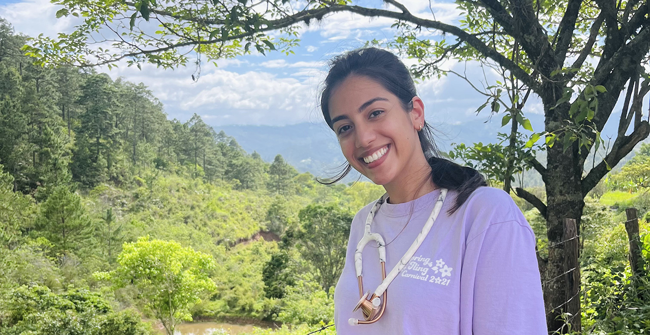 Lamiyah Rajai in Honduras