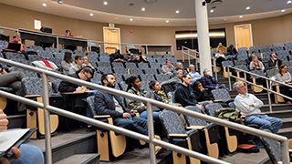 Attendees heard talks from leading researchers in the field.