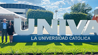 Provost Lillquist and Dean Naatus at UNIVA