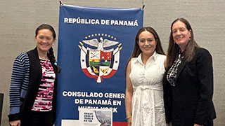 SHU leaders with Deputy Consul General of Panama