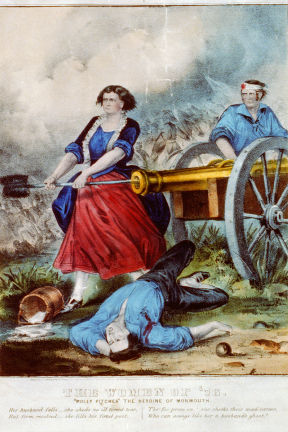 Molly Pitcher, Battle of Monmouth 1778.