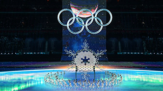 The opening ceremony of the XXIV Winter Olympic Games in Beijing, February 2022.