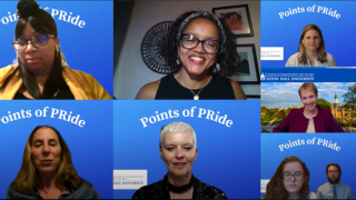 points of pride virtual meeting on Teams