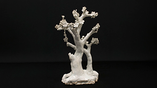 Plum tree in blossom, Dehua porcelain, 79.40.10