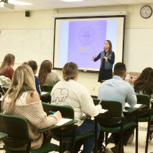 Professor Teaching at SHU 