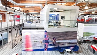 Image of the red bull headquarters