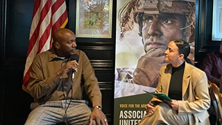 MG [R] Beale shareing his insights with CDT Torres