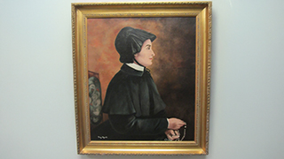 Mary Hayrich, Portrait of Elizabeth Ann Seton, 1960. Oil on canvas. Seton Hall University permanent collection.