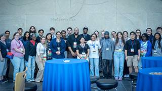 Keynote speakers along with attendees