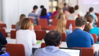 Attendees at a University workshop.