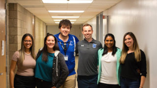 Photo of students smiling