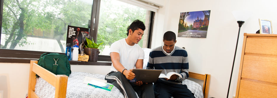 Students living in dorms during the summer.