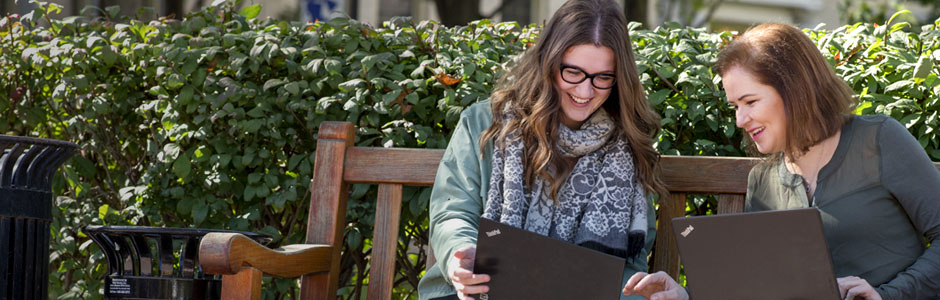 Students using Lenovo Laptop 