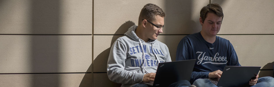 Students using Lenovo Laptops