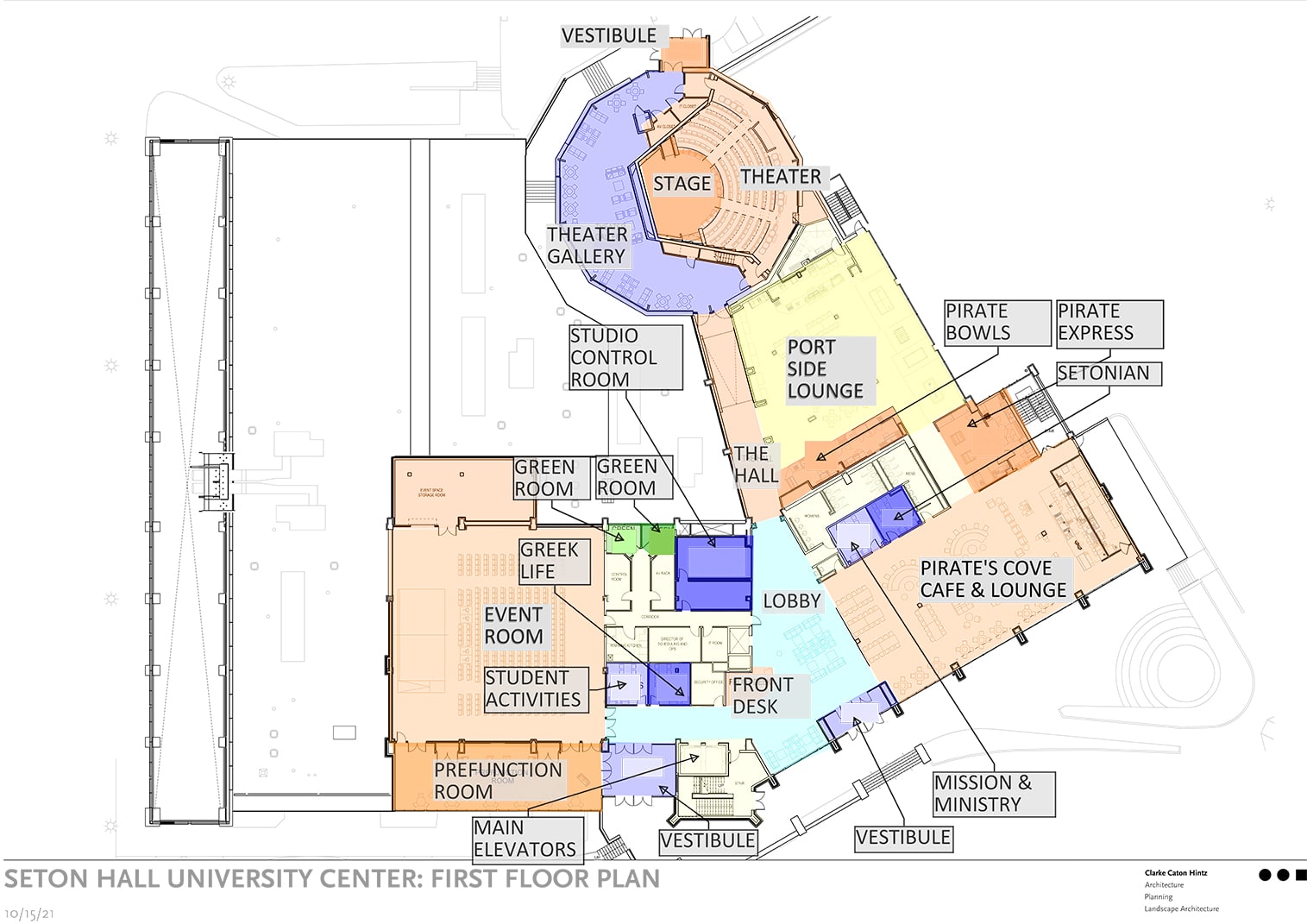 University Center First Floor Plan