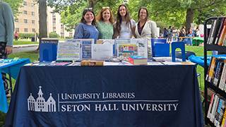 Image of the University Libraries pop up stand