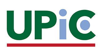 UPIC logo UPIC logo - the word UPIC with a circle in the C