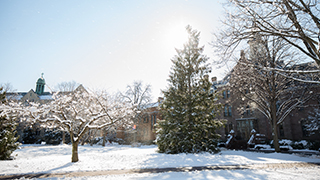 snowy Campus in winter 